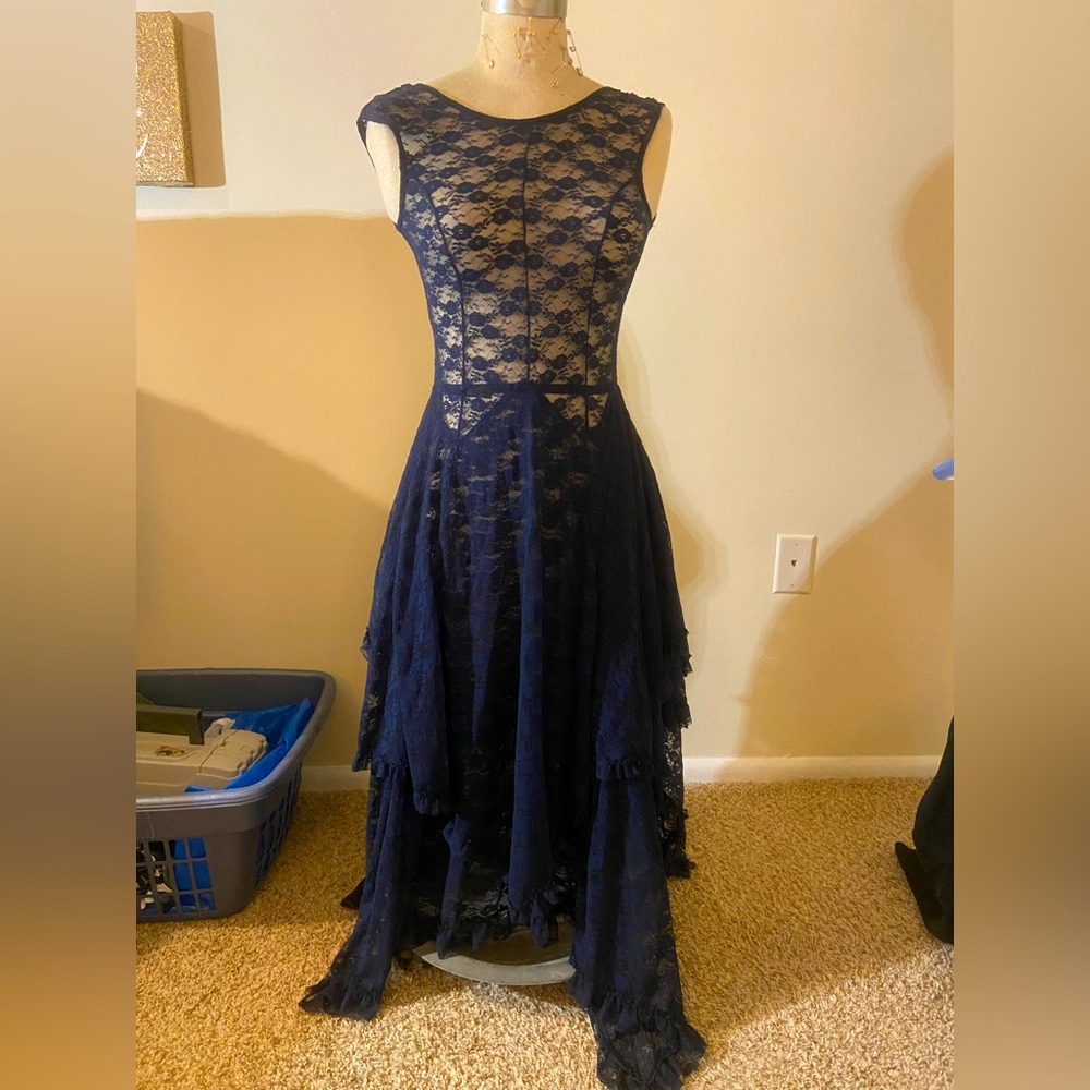 Free People: Intimately Free People Navy Lace Dreas